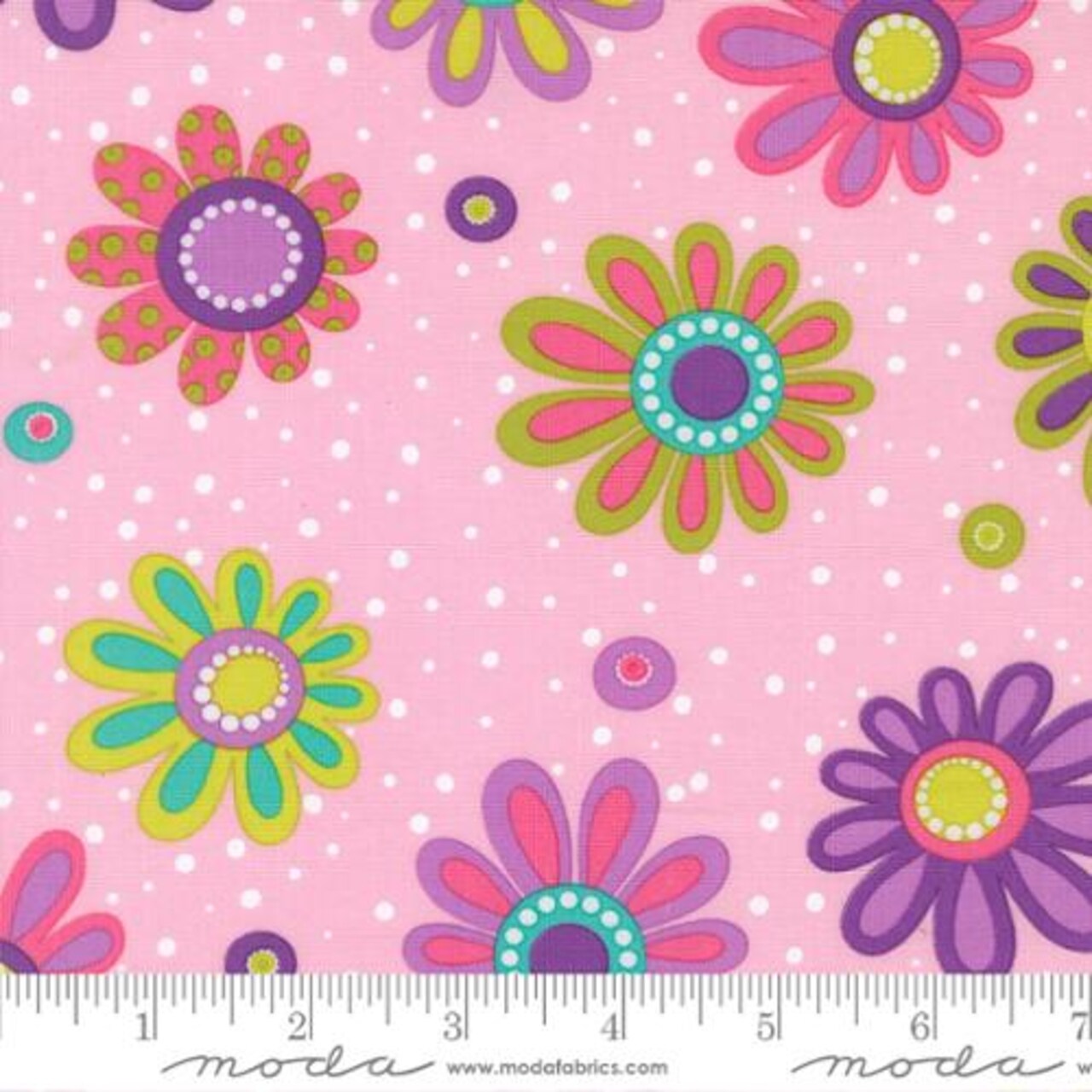 Fabric Moda Petal Flower Power Pick Me by the Quarter Yard 22497-12